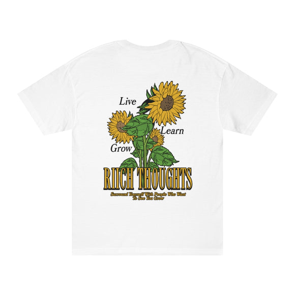 Sunflower Riich Thoughts -White
